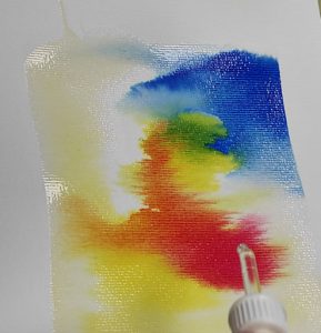 Extrait d'une Peinture d'un pont.
